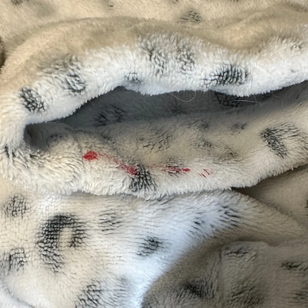 Gilly Hicks Light Gray Patterned Robe - Picture 4 of 5